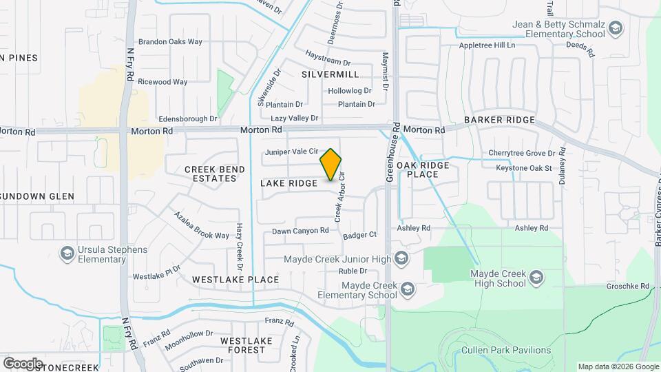 19318 Brook Village Rd Map and Location Details