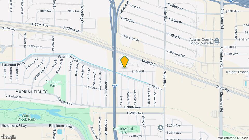 13773 E 32nd Pl Mapa y Detalles de la Ubicación