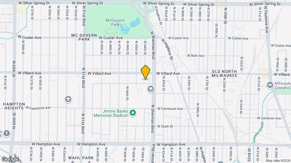 4334 W Eggert Pl. Map and Location Details