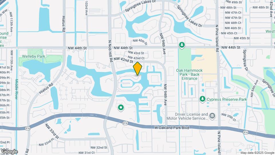 9968 Nob Hill Ln Map and Location Details