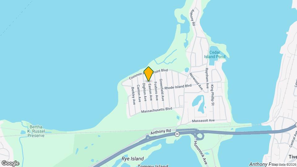 102 Easton Ave Map and Location Details