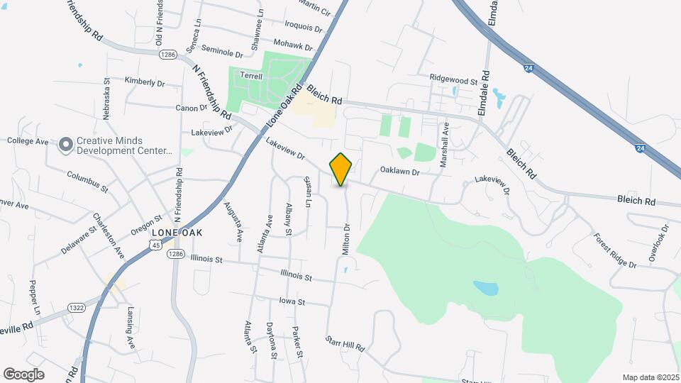 105 Milton Dr Map and Location Details