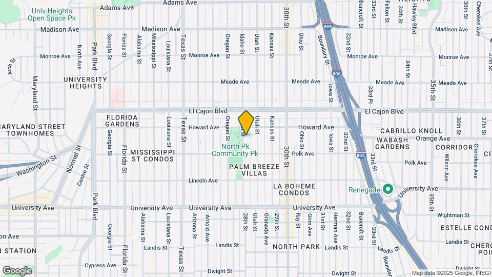 4163 Idaho St Mapa y Detalles de la Ubicación