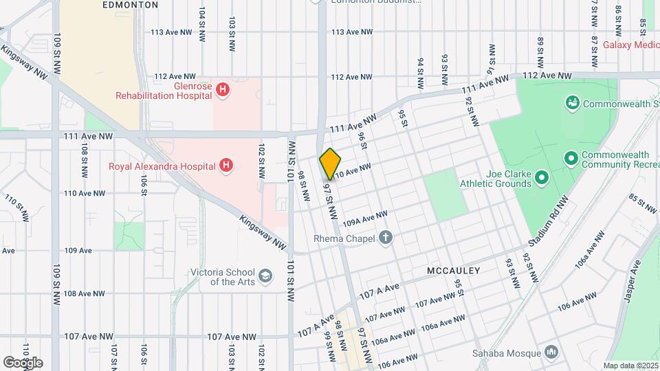 10967 97 St NW Map and Location Details