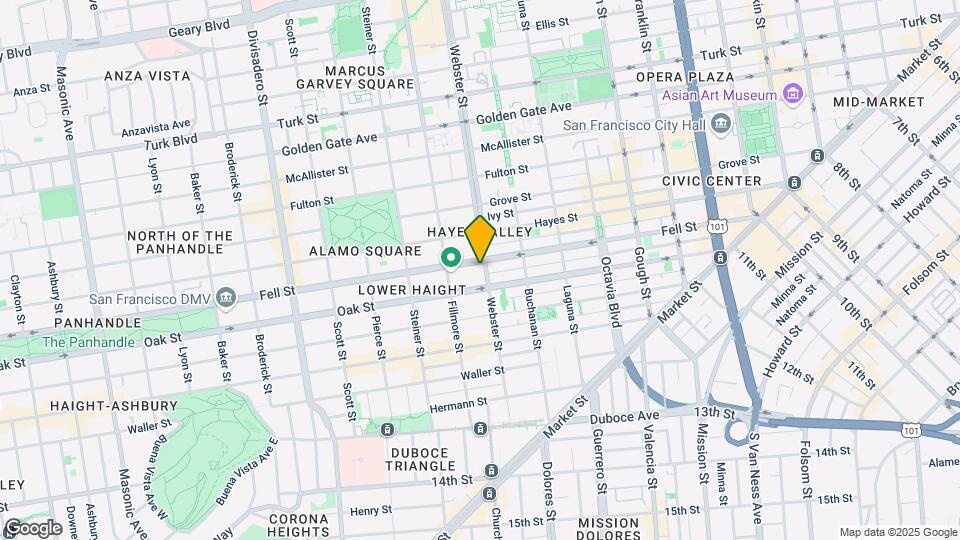 445 Webster St Mapa y Detalles de la Ubicación