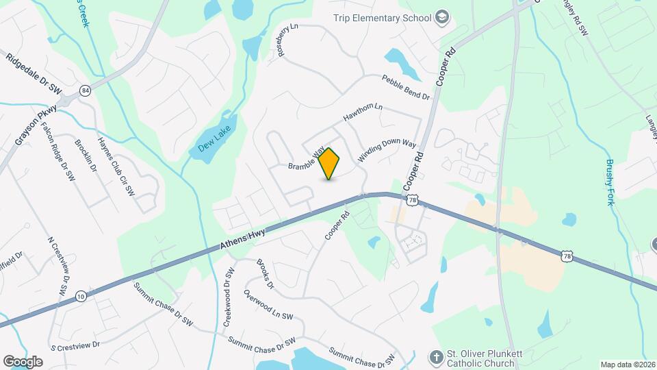 1198 Winding Down Way Mapa y Detalles de la Ubicación