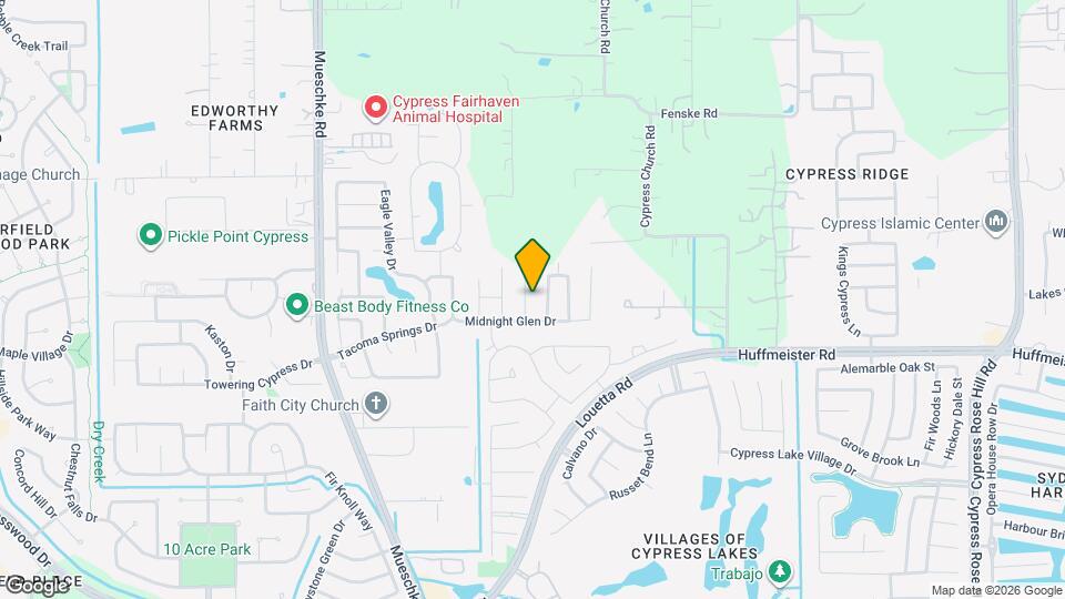 15322 Key Crest Ln Map and Location Details