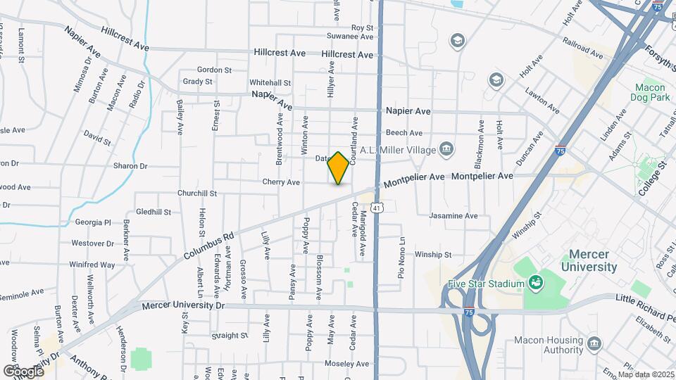 2672 Cherry Ave Mapa y Detalles de la Ubicación