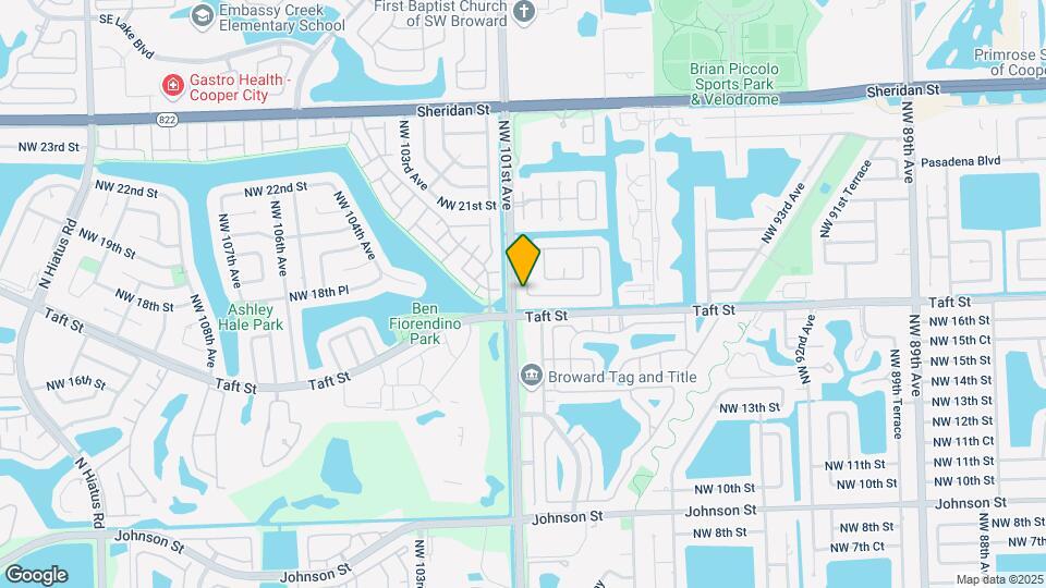 1870 NW 100th Way Map and Location Details