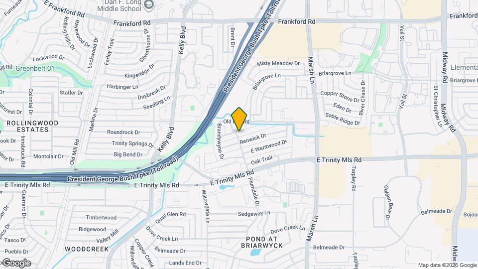 2700 Winding Creek Dr Map and Location Details