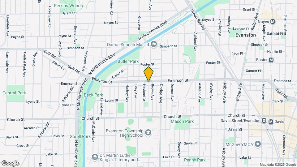 2002 Emerson St Map and Location Details