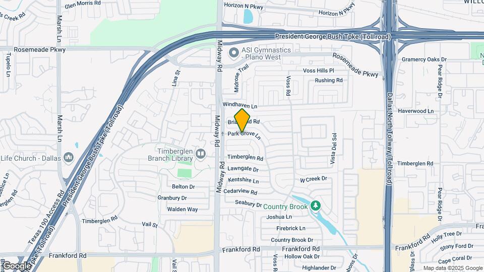 18815 Park Grove Ln Map and Location Details