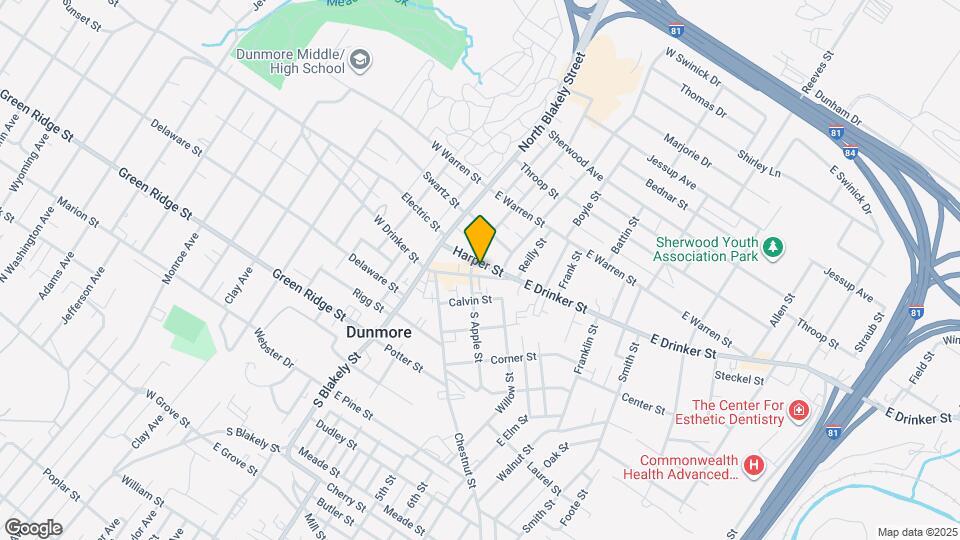 305 E Drinker St Map and Location Details