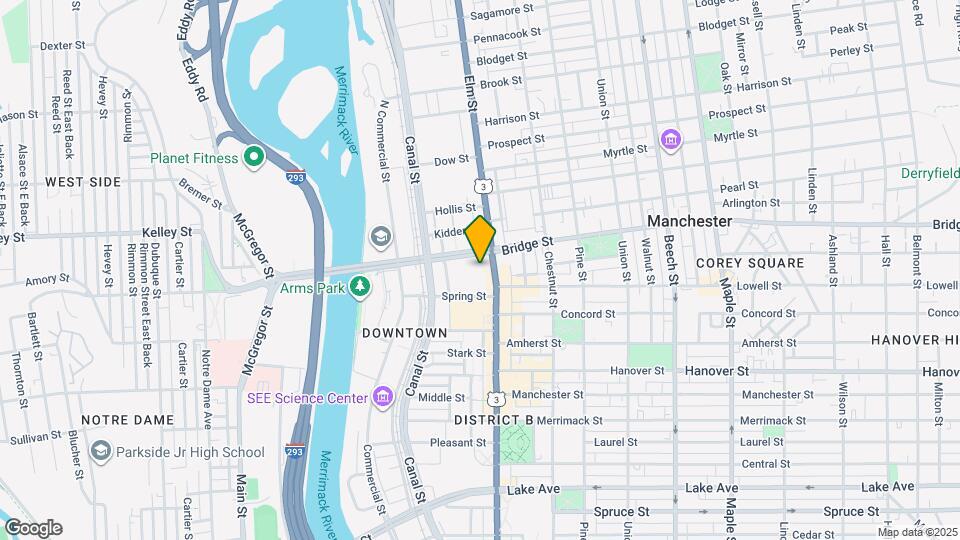 1138 Elm St Map and Location Details