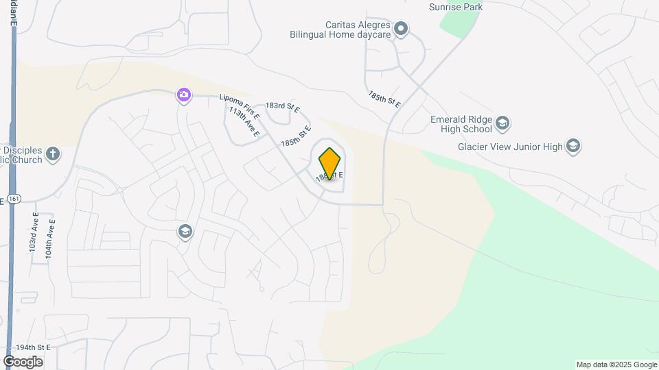 11503 189th St E Map and Location Details