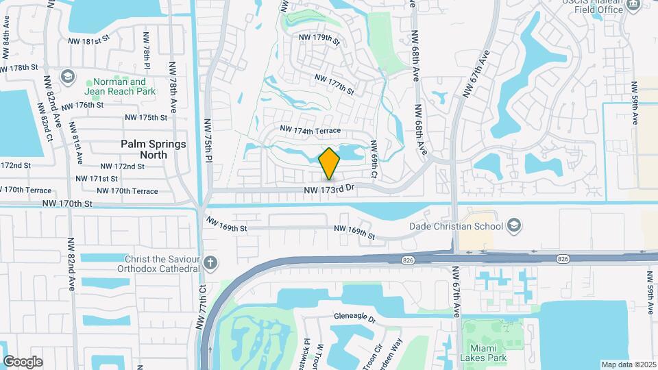 7175 NW 173rd Dr Map and Location Details