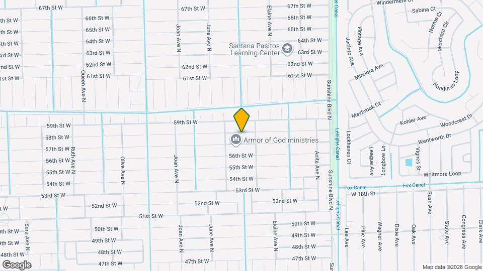 2709 58th St W Map and Location Details