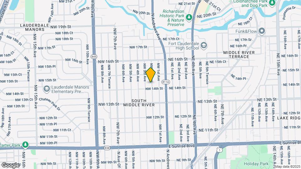 1415 NW 2nd Ave Map and Location Details