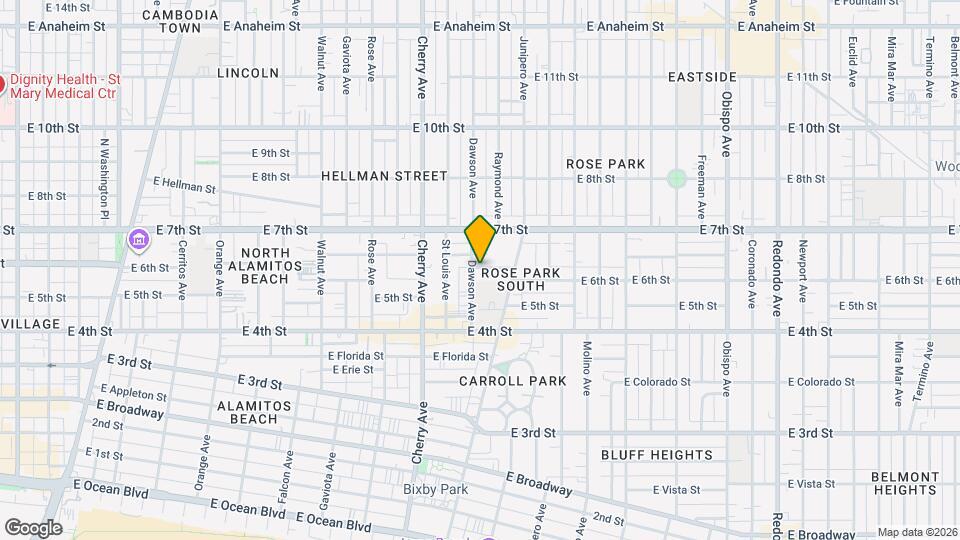 2212-2214 E 6th St Map and Location Details