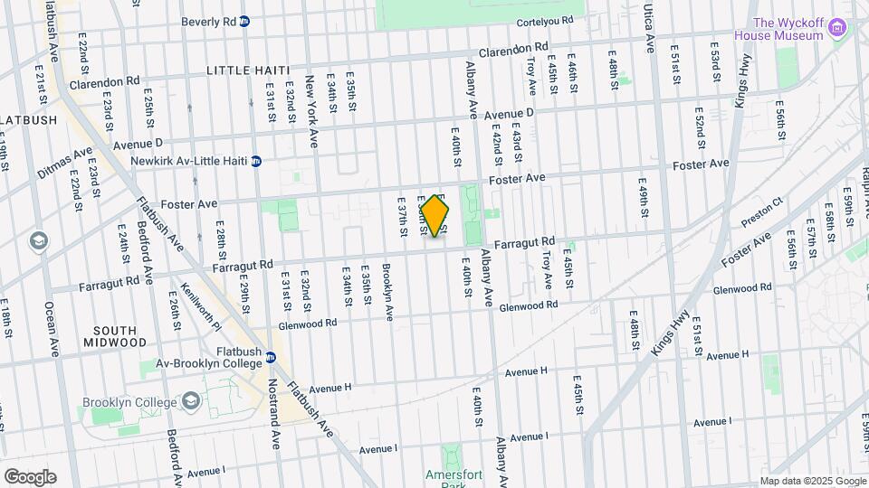3815 Farragut Rd, Unit BASEMENT Map and Location Details