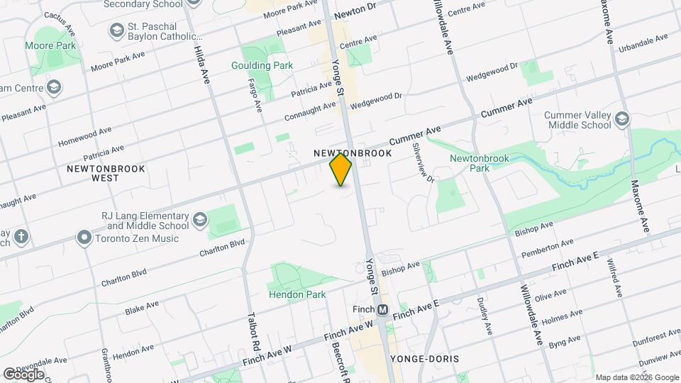 5858-5858 Yonge St Map and Location Details