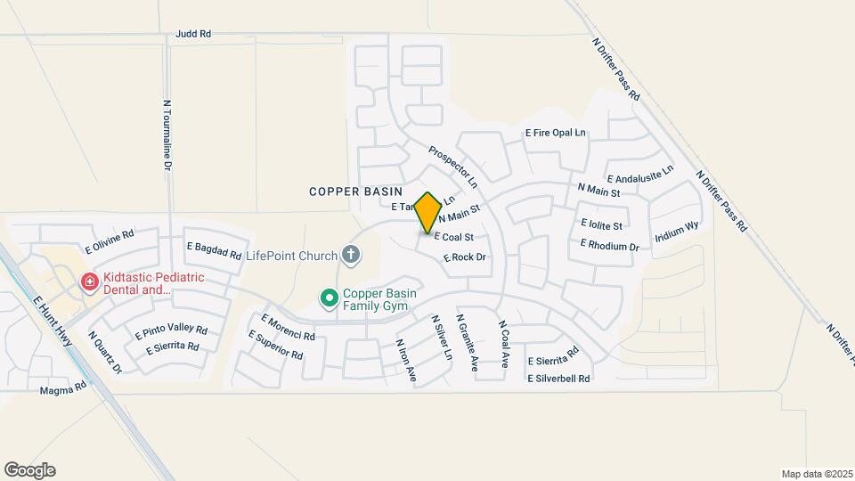 4123 E Coal St Map and Location Details