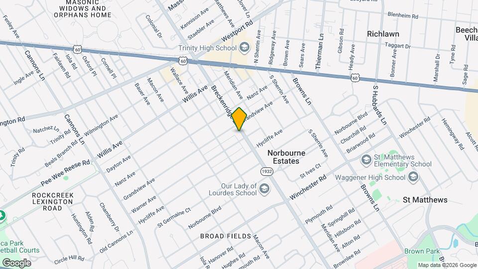 240 Breckenridge Ln Map and Location Details