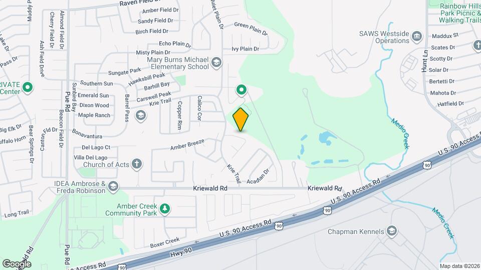 9631 Sandflat Pass Map and Location Details