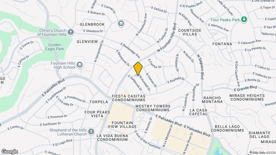 14034 N Kendall Dr, Unit A Mapa y Detalles de la Ubicación