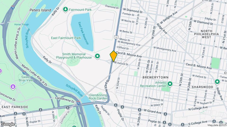 1543 N 33rd St Map and Location Details