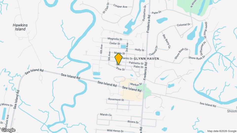 323 Palm St Map and Location Details