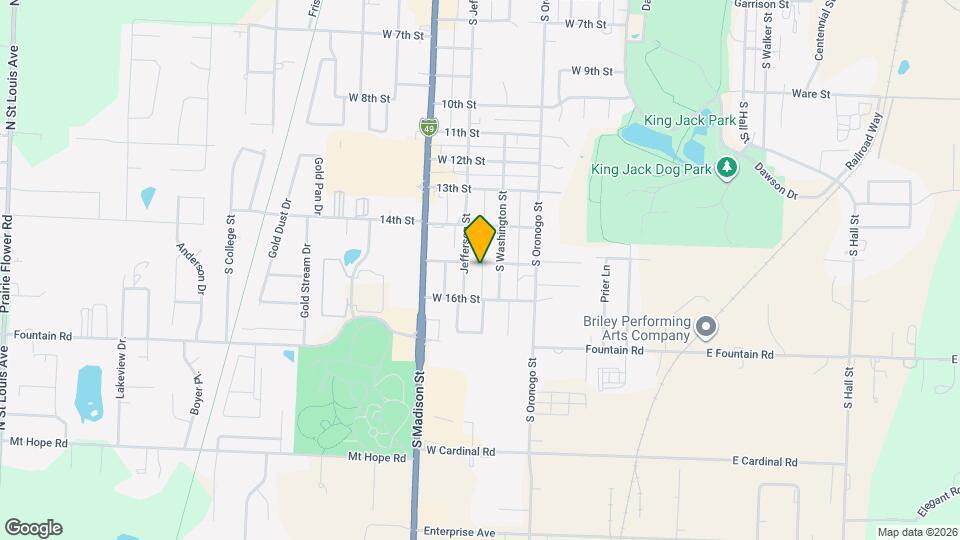 818 15th St Map and Location Details