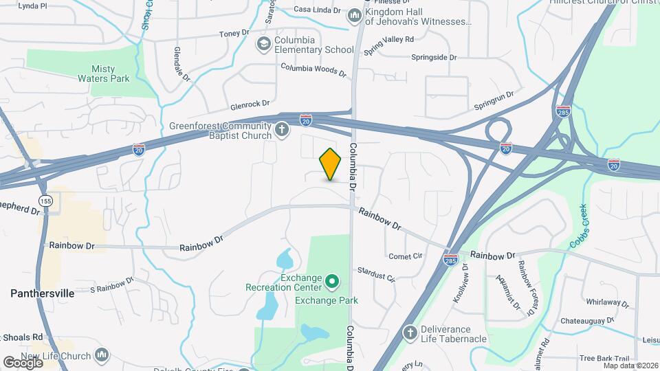 3192 Abbeywood Dr Map and Location Details