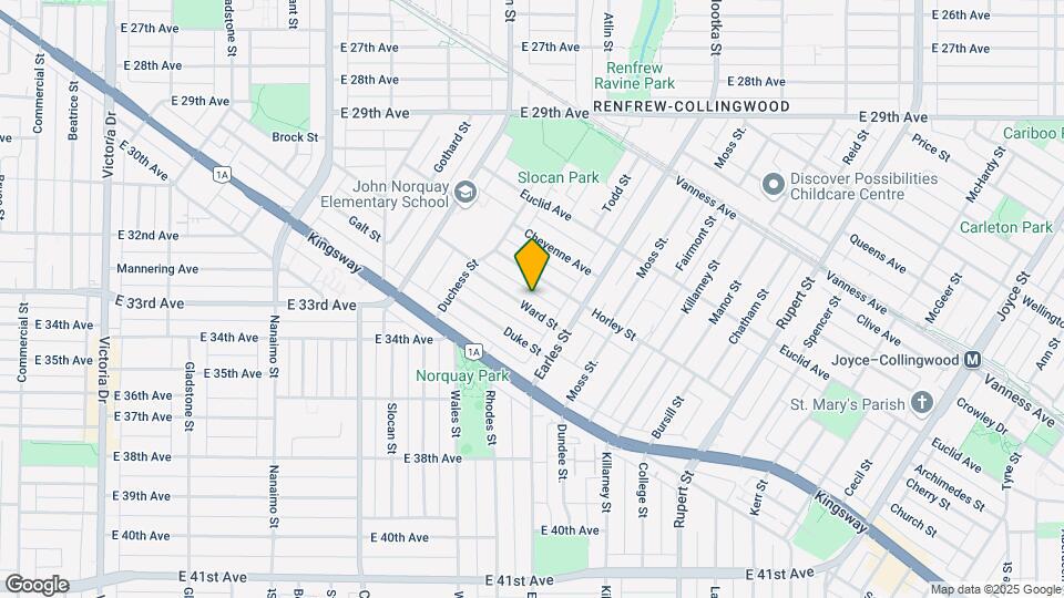2717-2749 Ward St Map and Location Details
