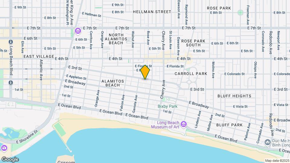 1734 E 3rd St Map and Location Details