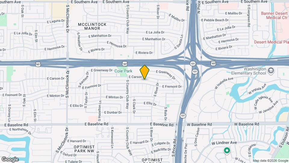 2058 E Fremont Dr Map and Location Details