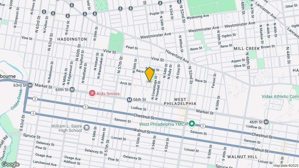 110 N Sickels St Map and Location Details