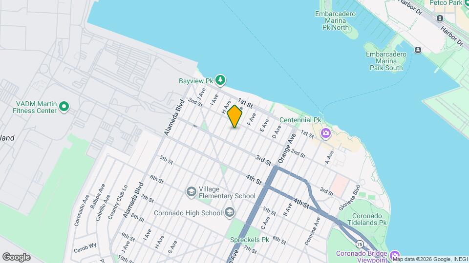 233 G Ave Map and Location Details