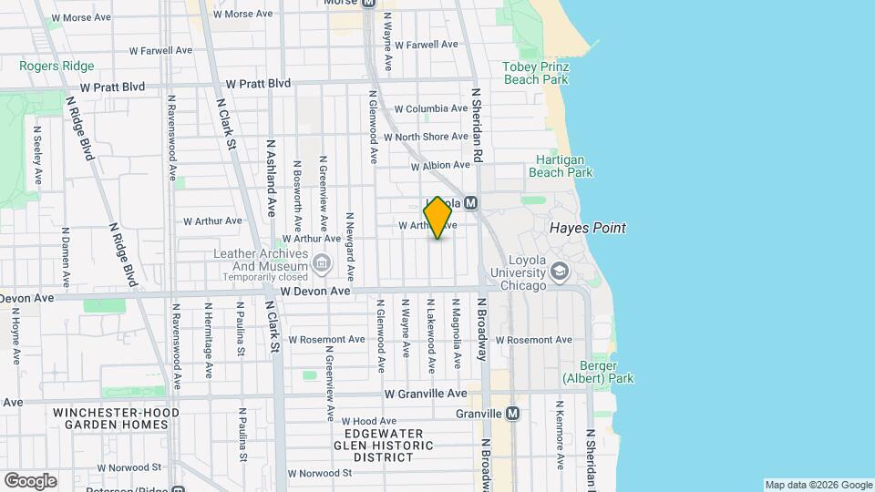 6459 N Lakewood Ave, Unit Loyola University - 4 Bed/2 Bath Map and Location Details