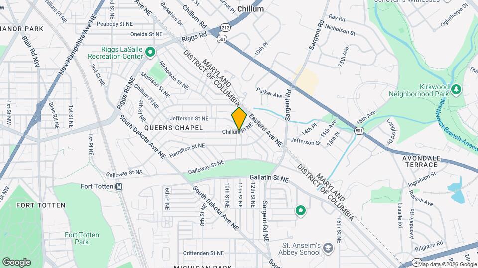 5226 11th St NE Map and Location Details