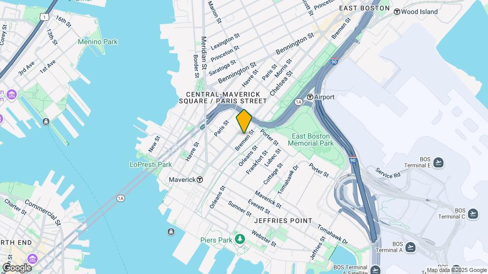 128 Bremen St, Unit 1 Mapa y Detalles de la Ubicación