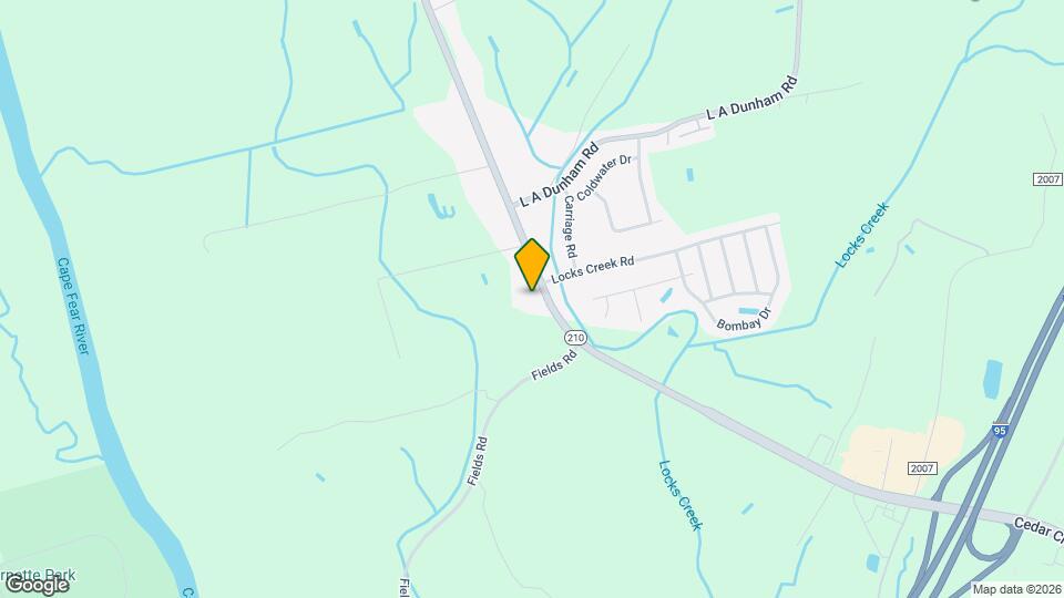 1700 Cedar Creek Rd Map and Location Details