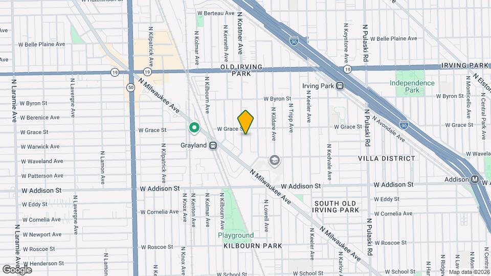 3755 N Kostner Ave Map and Location Details