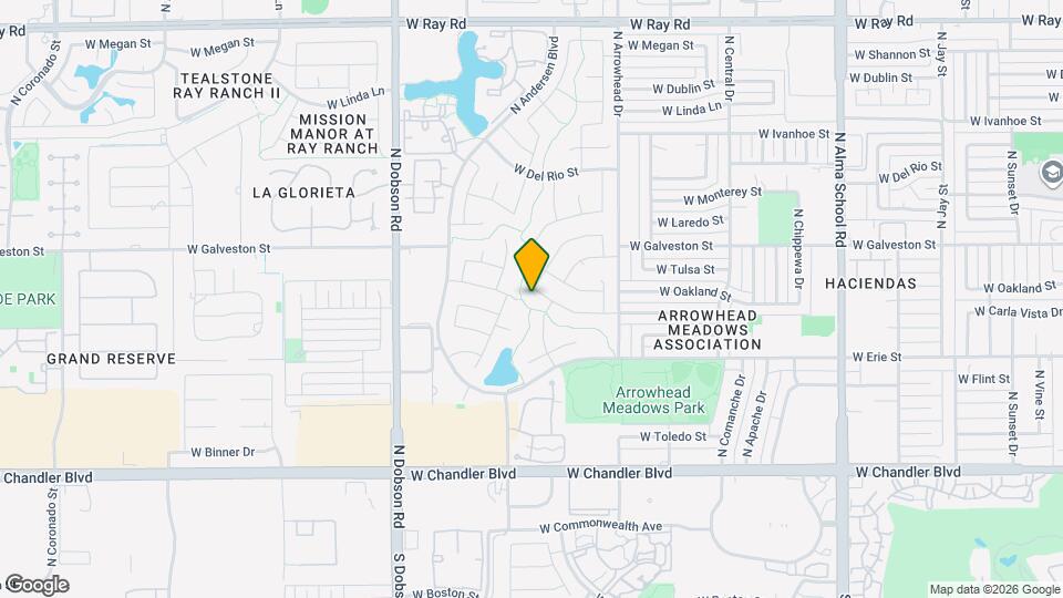 1683 W Carla Vista Dr Map and Location Details