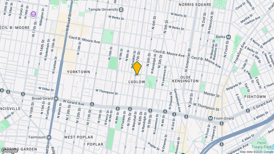 1441 N 7th St, Unit 3 Mapa y Detalles de la Ubicación