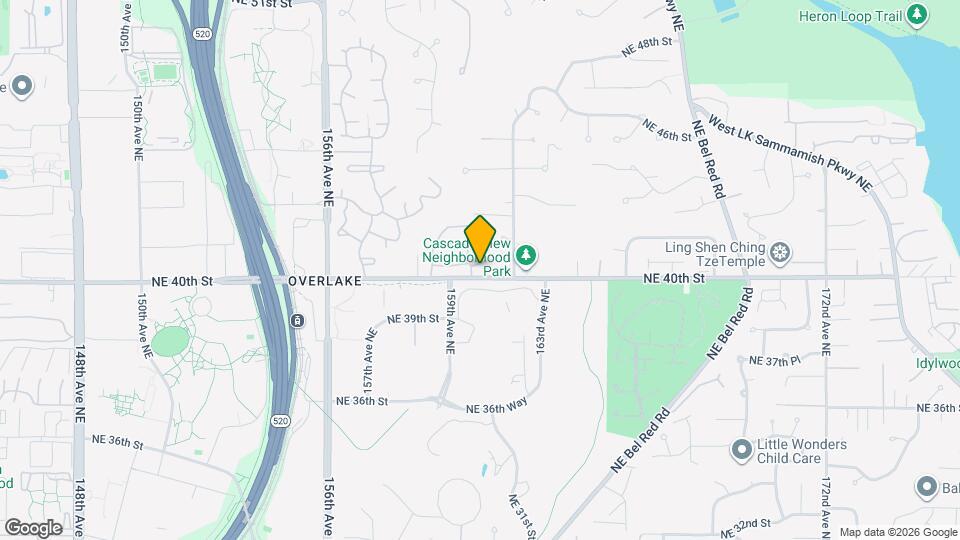 16005 NE 40th Ct Map and Location Details