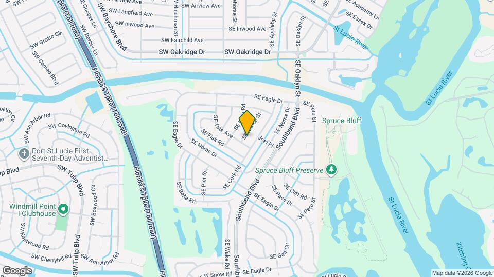 2881 SE Nance St Map and Location Details