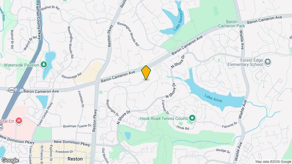 11611 Vantage Hill Rd Map and Location Details