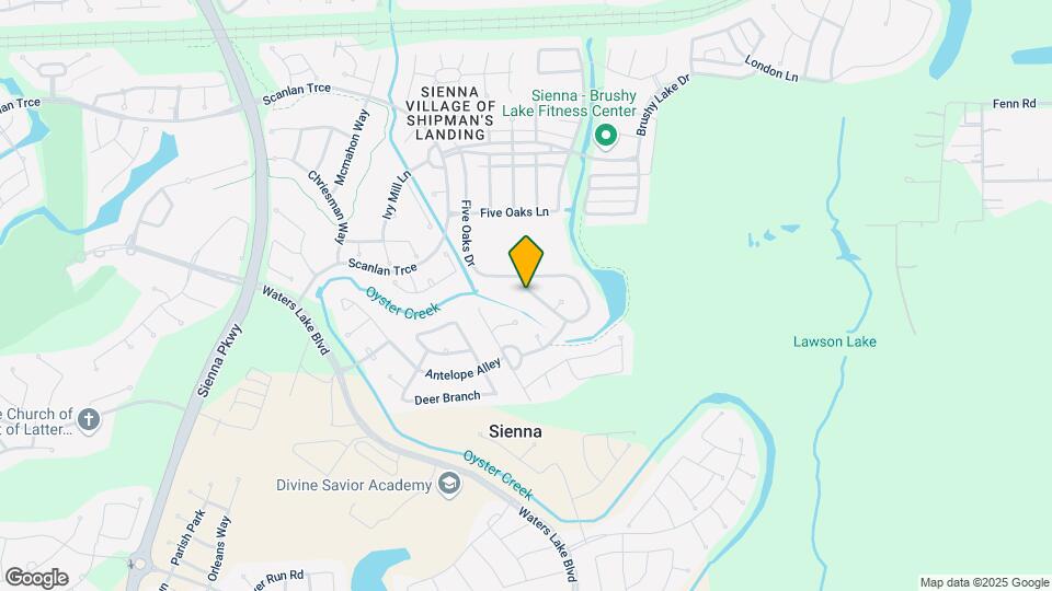 2710 Five Oaks Dr Map and Location Details