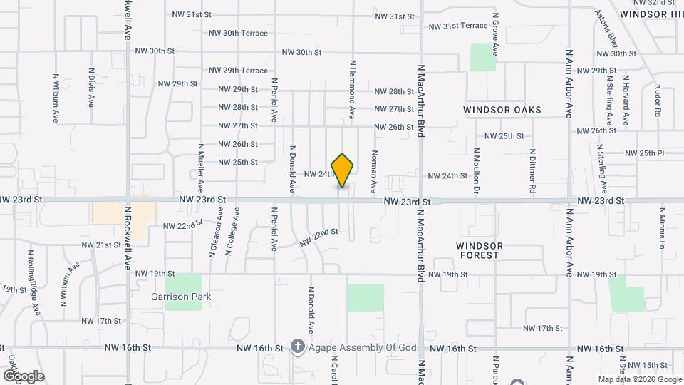 2408 N Reeves Ave Map and Location Details